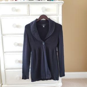 Black Alfani Buttoned Cardigan